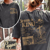 "Jesus Is King" Christian T-Shirt – Faith-Based Religious Apparel by Dog Mom Hat