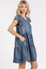 V-Neck Ruffled Cap Sleeve Mini Dress For Women – Feminine, Elegant, Playful, Flattering & Stylish Dress for Various Occasions by Stevvex