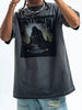 Men's Vintage Wash Graphic Oversized T-Shirt by Simply Love