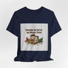 Surviving on Coffee and Holiday Cheer Tee | holiday stress shirt, festive but tired by Tristan’s Treehouse