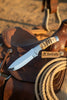 Handmade Loveless Style Bowie Knife Mirror-Polished Full Tang Collector Blade by JW SteelCrafts