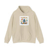 Retro Toy Robot Hoodie | Throwback Kid primary colors, childlike design by Tristan’s Treehouse