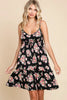 Full Size Floral Frill Cami Summer Dress For Women – Feminine Floral Cami Dress, Romantic Frill Dress, Flirty Floral Cami Dress, Elegant Floral Dress, Chic Floral Dress, Playful Summer Dress by Stevvex