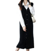 Mid-length Over-the-knee Knitted Sweater Dress Soft Glutinous Sleeveless