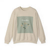 Breathe mountain leaf design Sweatshirt | nature vibes, calming minimal by Tristan’s Treehouse
