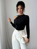 Cutout One-Shoulder Long Sleeve T-Shirt by Simply Love