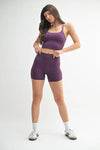 MONO B Venice Cloud Light Contour Biker Shorts