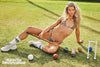 Micro Bikini Leopard with stones feature in Si Swimsuit 2025 on Ellie Thumann