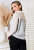 Double Take Color Block Curved Hem Shirt by Wild and Free Boutique