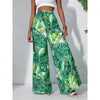 Women’s Printed High‑Waist Wide‑Leg Palazzo Pants by FitiqueFit
