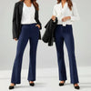 Business-Casual High-Waisted Stretch Trousers for Women by FitiqueFit