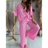 Women’s Lounge Set with Wide Leg Pant by FitiqueFit