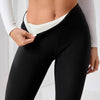 Fleece-Lined Thick Cashmere Winter Leggings by FitiqueFit