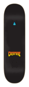 CREATURE WORTHINGTON "SKULLBURN" 8.6" VX SKATEBOARD DECK