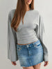 Full Size Long Sleeve Fitted T-Shirt Plus Size by Simply Love