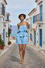 Women's Multi-Layer Ruffle Camisole & Shorts Set by FitiqueFit