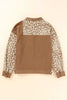 Leopard Print Drop Shoulder Jacket with Button-Up Closure Beautiful Unique Design Winter Jacket by Stevvex