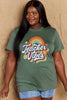 Simply Love Full Size TEACHER VIBES Graphic Cotton T-Shirt by Simply Love