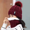 Warm Knitted Beanie & Scarf Women | Cozy Winter Bundle by FitiqueFit