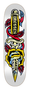 Santa Cruz Dressen Rose Dagger 8.7" Skateboard Deck