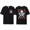 Classic Gen X Vibe: Skull Vest Graphic Tee – Nostalgic Cotton Shirt by Dog Mom Hat