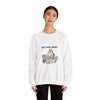 Workhorse Desk Jockey Sweatshirt | corporate burnout parody, collegiate horse design by Tristan’s Treehouse