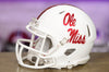 Mississippi Rebels Riddell Speed Mini Helmet - White