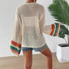 Hand-Crocheted Floral Cardigan Sweater | Boho Open Front Knit Top by FitiqueFit