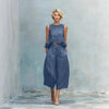 Women's Linen-Blend Sleeveless Two Piece Set with Ruffled Detailing by FitiqueFit