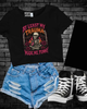 Trauma Cropped Tee by Madness & Mayhem LLC