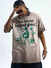 Men's Vintage Graphic Round Neck Oversized T-Shirt by Simply Love