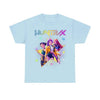 Huntrix Star Shirt – Kpop Huntrix Tee Featuring Mira, Rumi, Zoey & Derpy Tiger, Gift for Fans by Dog Mom Hat