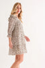 Leopard Ruffle Hem Woven Mini Dress For Women – Leopard Print Dress, Flattering Ruffle Hem Dress, Playful Mini Dress, Animal Print Dress, Chic Leopard Dress by Stevvex