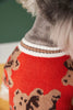 Dog Cat Sweater Preppy Style V-neck Striped Vest Pet Puppy Winter Warm Clothes Apparel For Dogs Cats by My Store