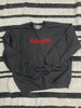 Large naughty sweatshirt READY TO SHIP by Madness & Mayhem LLC
