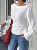 Tied Long Sleeve T-Shirt by Simply Love