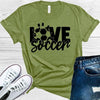 Love Soccer Graphic Tee by Anchored Grace Boutique