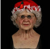Halloween Granny Mask Latex Headgear Wig Mask by My Store