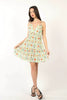 Floral Back Smocked Ruffled Mini Dress – Vibrant Floral Dress, Smocked Mini Dress, Ruffled Dress with Back Detailing, Playful Summer Dress, Feminine Mini Dress, Flirty Ruffled Dress, Boho Floral Dress by Stevvex