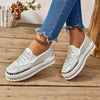 Casual Women’s Sneakers | Four-Seasons Thick-Sole Pedal Flat Shoes by FitiqueFit