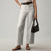 Plus Size High Waisted Slimming Solid Color Suit Pants by FitiqueFit