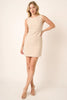 Tweed Sleeveless Mini Dress For Women – Tweed Mini Dress, Sleeveless Dress, Textured Fabric Dress, Chic Mini Dress, Casual Dress by Stevvex