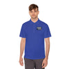Peace & Progress Men's Polo Shirt — 'PEACE not POTENTIAL FOR WAR' Patch by Tristan’s Treehouse