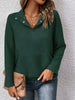 Textured Quarter Snap Sweatshirt by Wild and Free Boutique