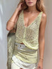 Crochet V-Neck Tank