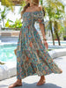Women’s Paisley One‑Shoulder Maxi Dress by FitiqueFit