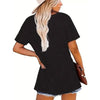 Sunrise Print Round Neck T-Shirt by FitiqueFit
