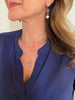 TINY MOON NECKLACE by Bellaforma Jewelry