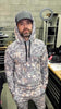 Faded Camo Wide String Hoodie by Luckless Outfitters