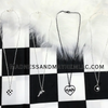 Silver 8 ball Necklace by Madness & Mayhem LLC